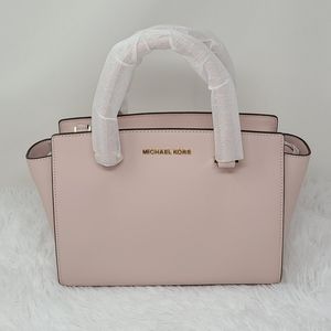 Michael Kors SELMA MD TZ Satchel Leather